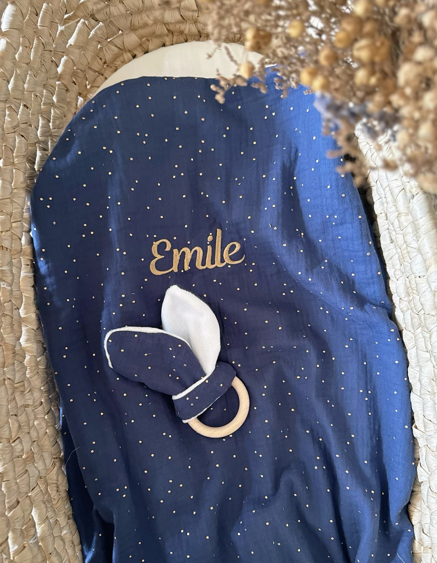 Lemon baby blanket