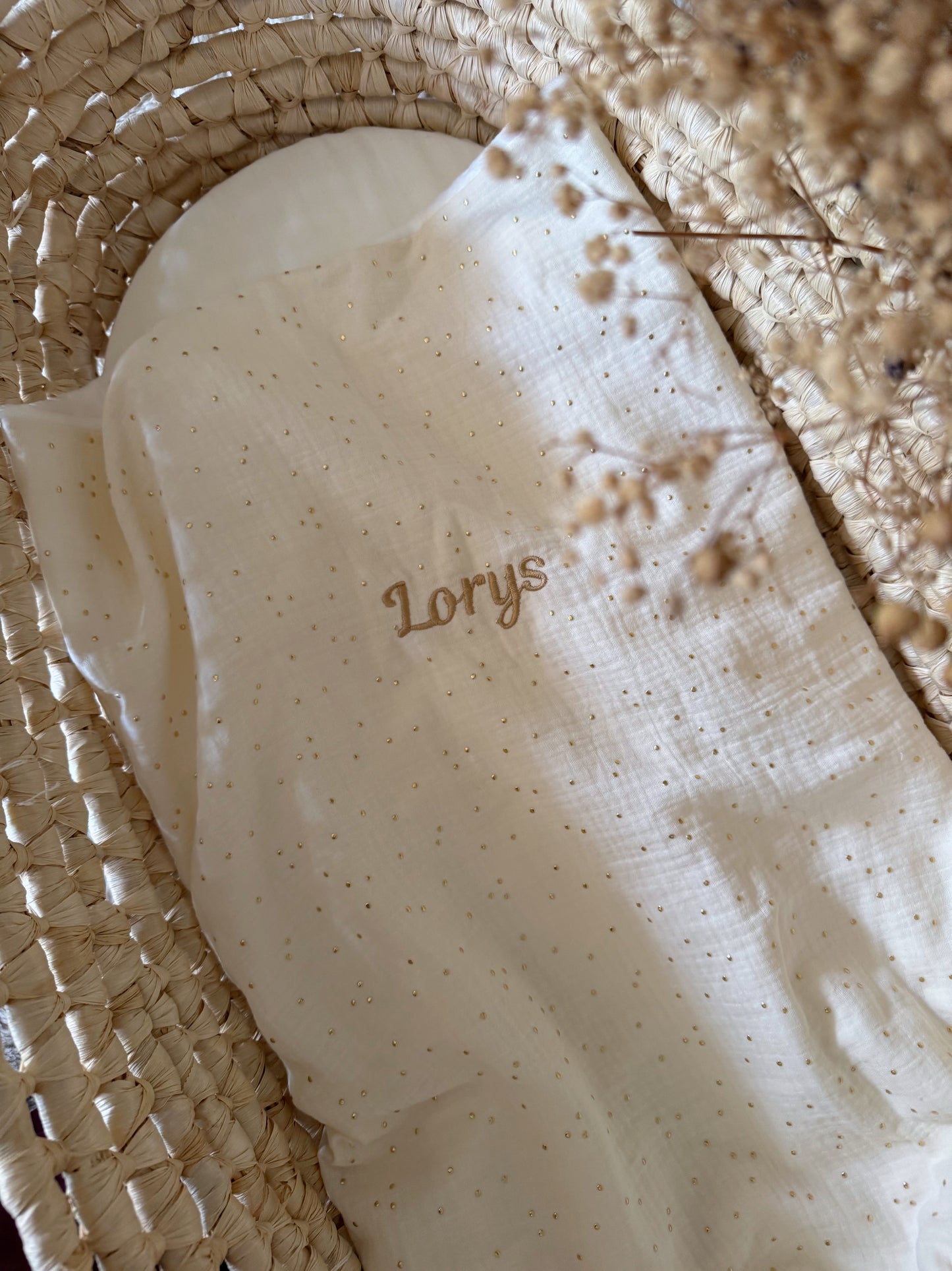 Lemon baby blanket