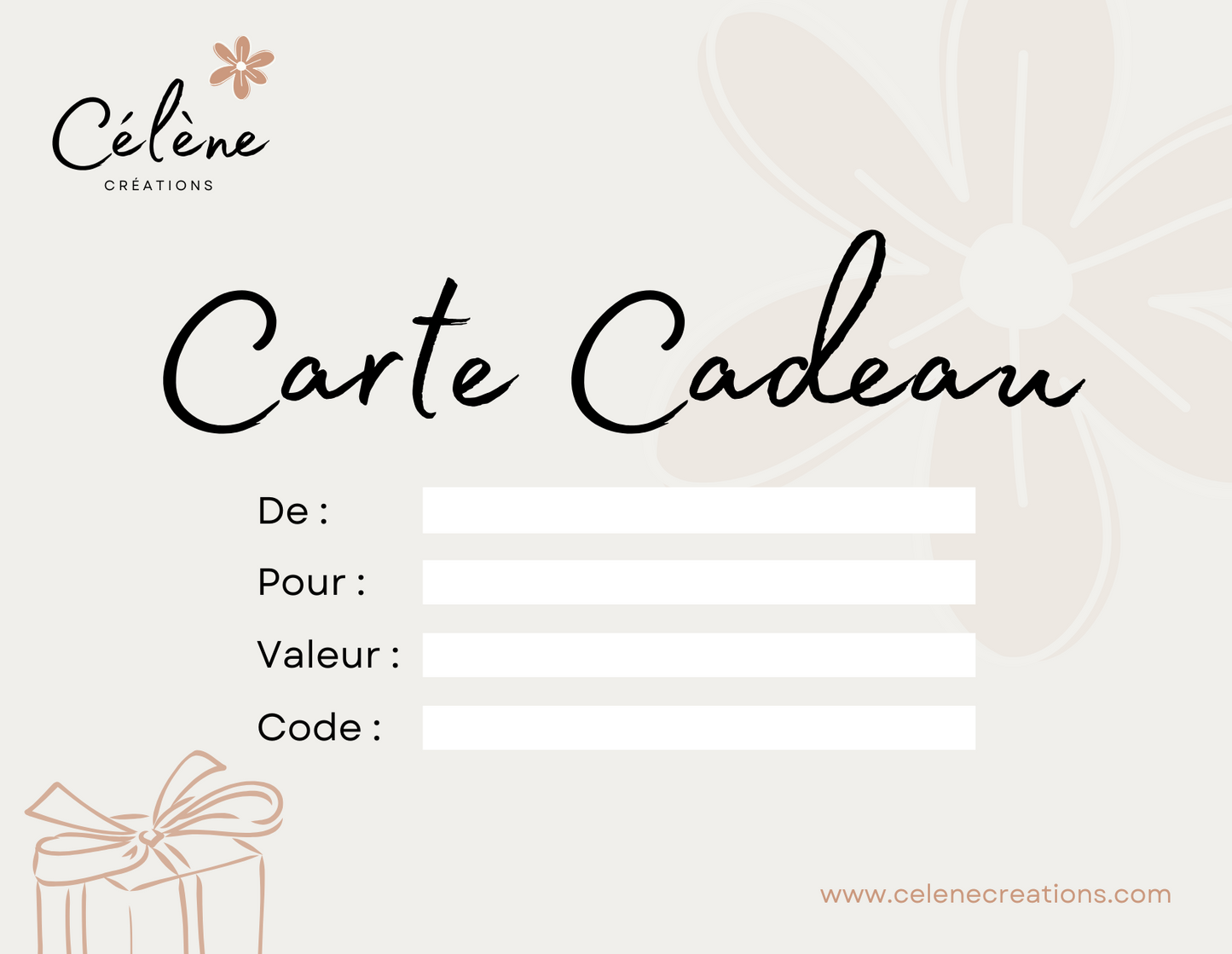 Carte cadeau