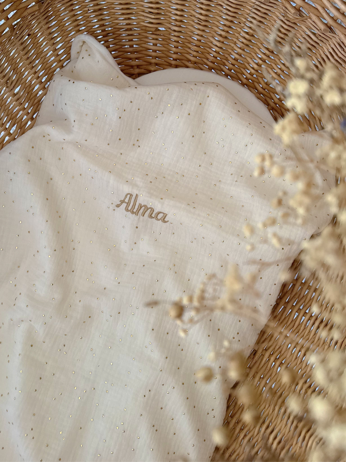 Lemon baby blanket