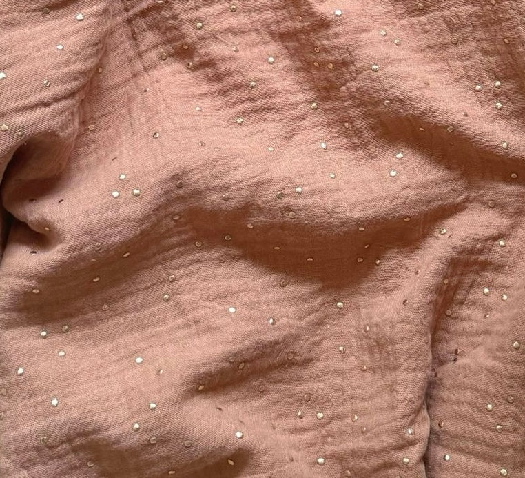 Sac à dos enfant à pois dorés