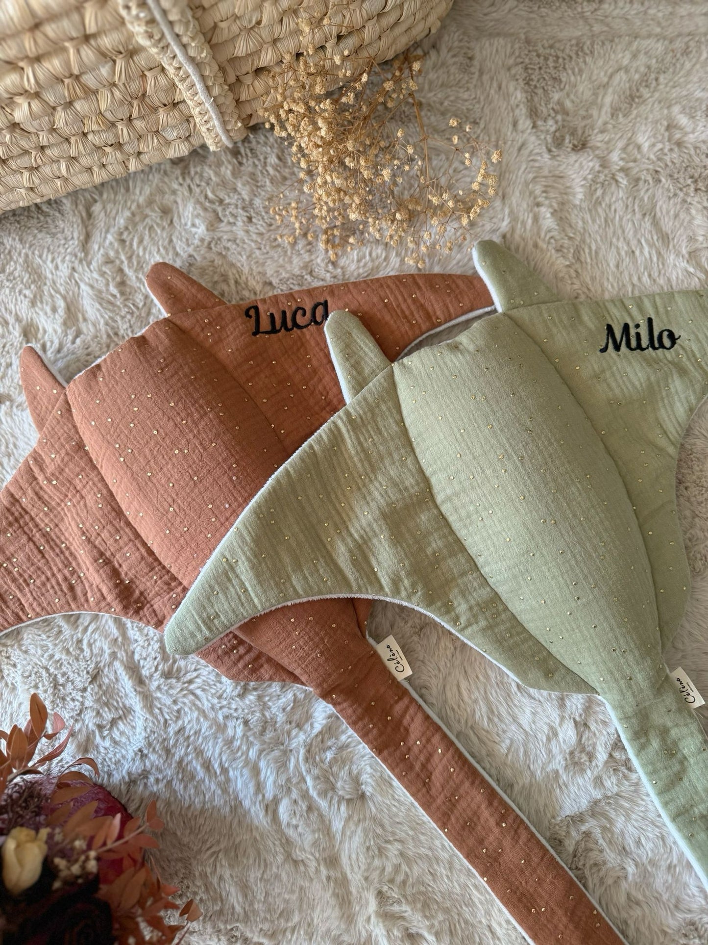 Lemon baby blanket