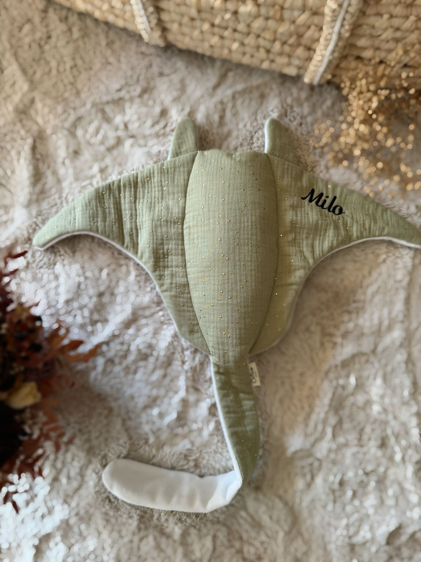Lemon baby blanket