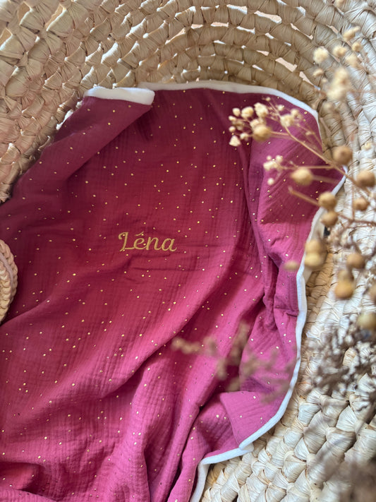Couverture bébé Framboise
