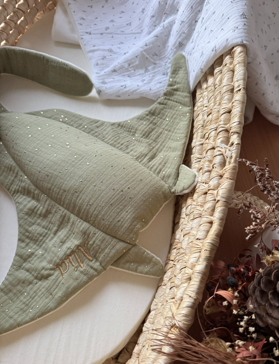 Lemon baby blanket