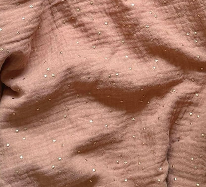 Sac à dos enfant à pois dorés